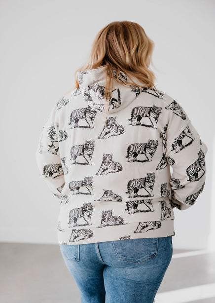 Eye of the Tiger Hoodie by Lily & Lottie