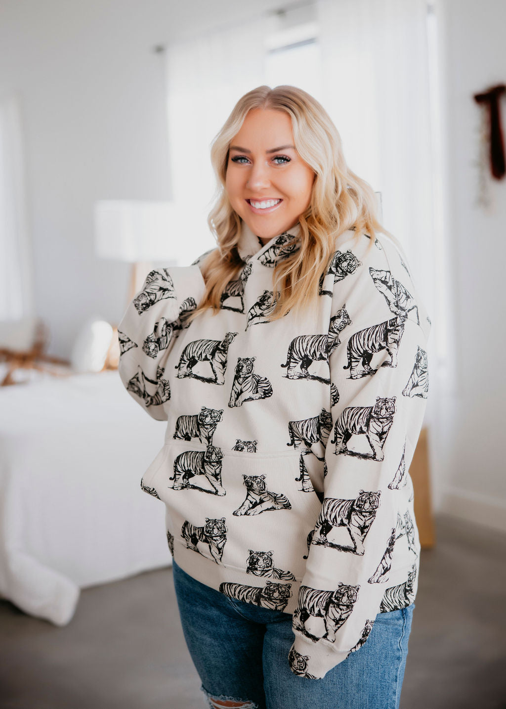 Eye of the Tiger Hoodie by Lily & Lottie