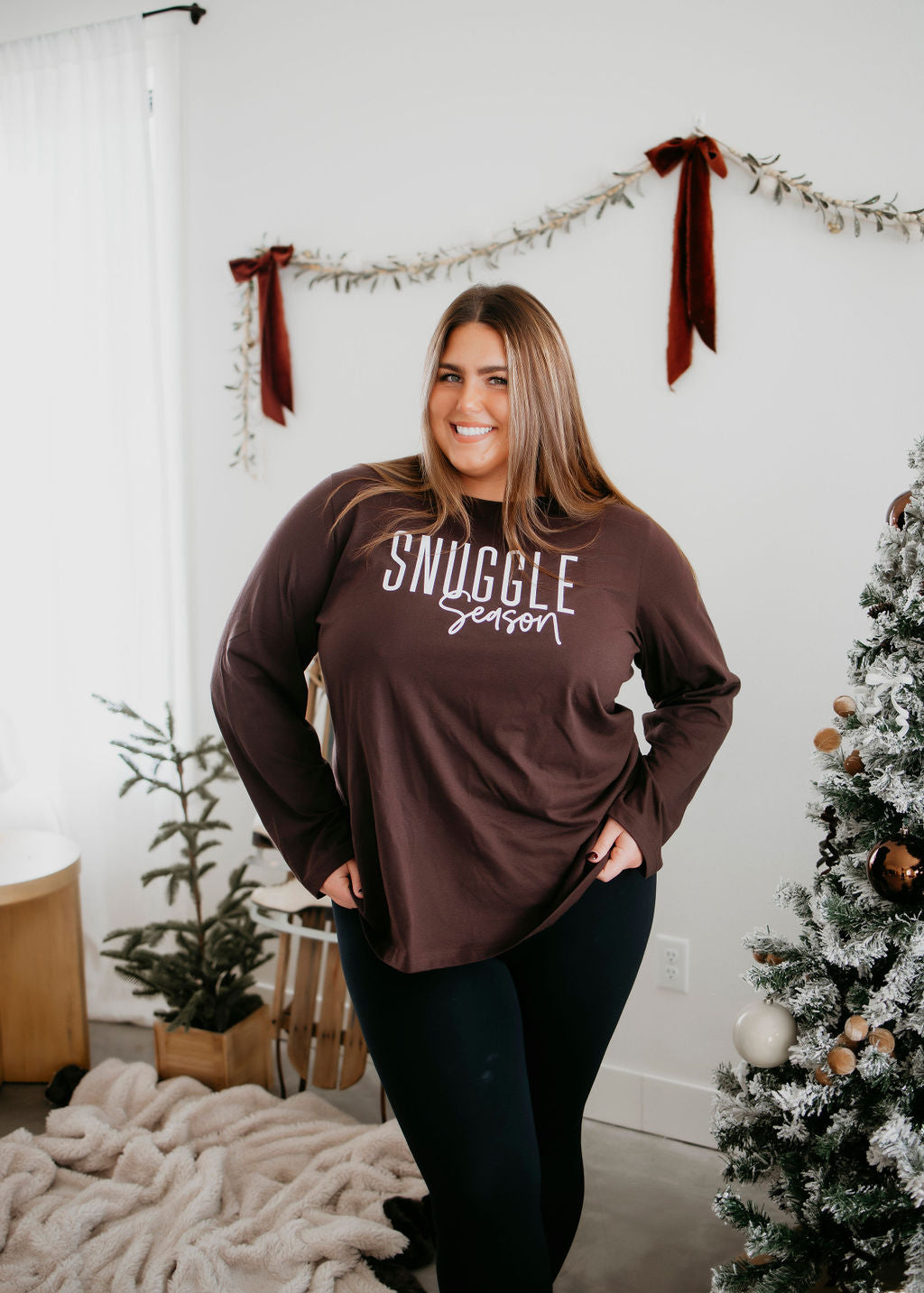 image of Snuggle Season Graphic Long Sleeve