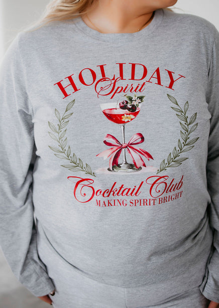 Holiday Spirit Graphic Long Sleeve