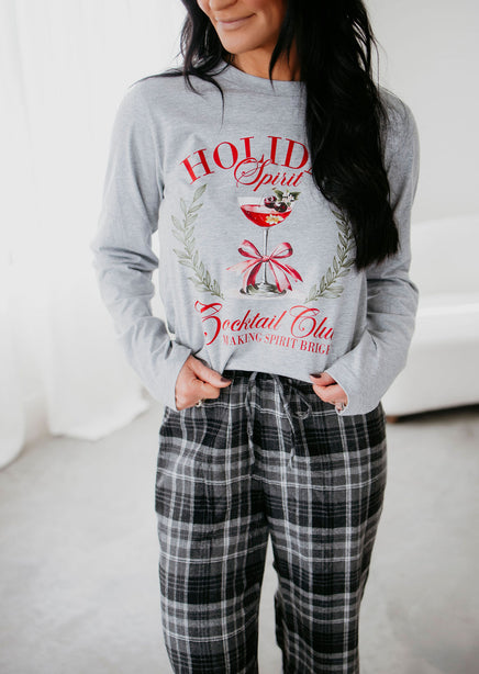 Holiday Spirit Graphic Long Sleeve