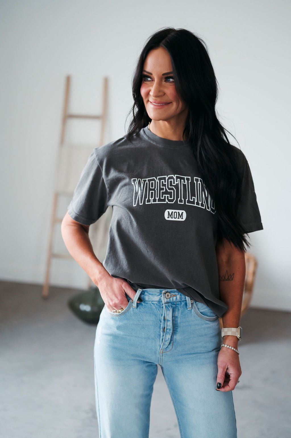 image of Wrestling Mom Graphic Tee