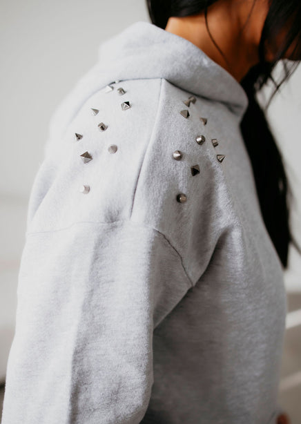 East Studded Hoodie by Lily & Lottie